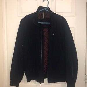 Tommy Hilfiger navy blue bomber jacket